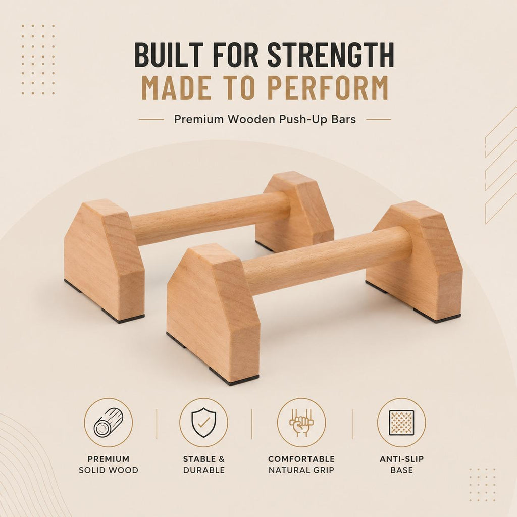 pushout pro wooden parallettes